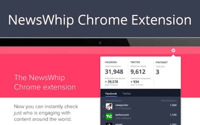 Announcing the NewsWhip Chrome Extension