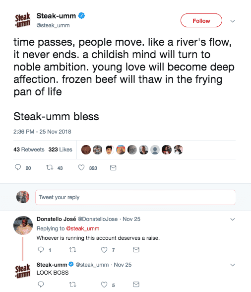 Steak-umm Twitter