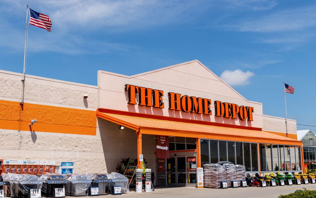 Home Depot won July’s brand coverage with Hocus Pocus Halloween inflatables