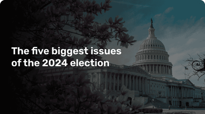 Preview-The-five-biggest-issues-of-the-2024-election Photograph of US dollars